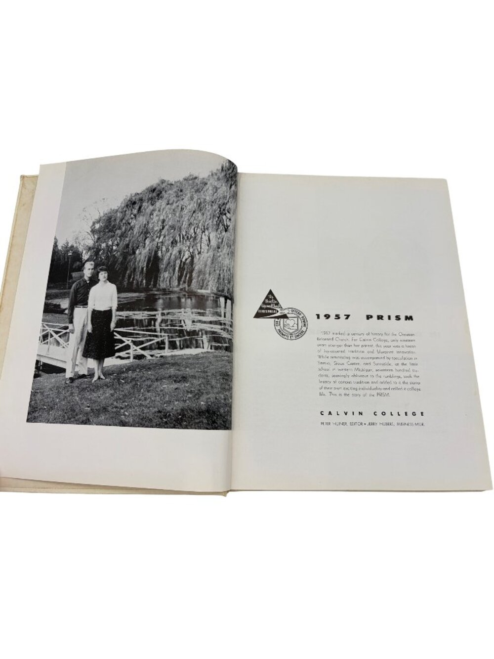 1957 Calvin College Yearbook Prism Grand Rapids MI Christian Reformed Centennial